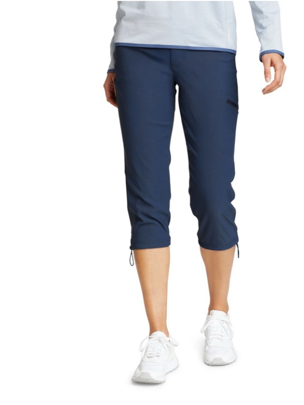 Eddie Bauer Women’s Rainier Waterproof Hiking/Outdoor Navy Capri Pants NWT Sz 18